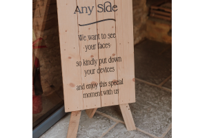 Pick a Seat' Sign